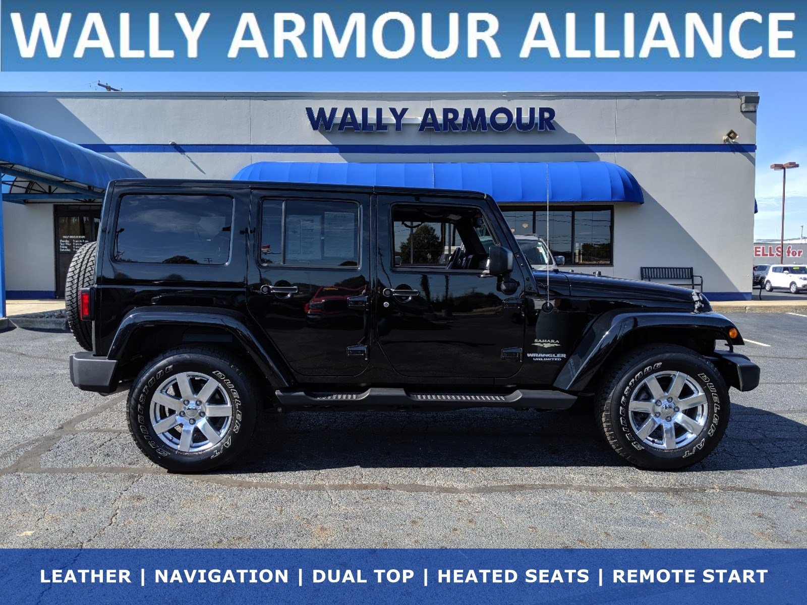 Pre Owned 2015 Jeep Wrangler Unlimited Sahara With Navigation 4wd